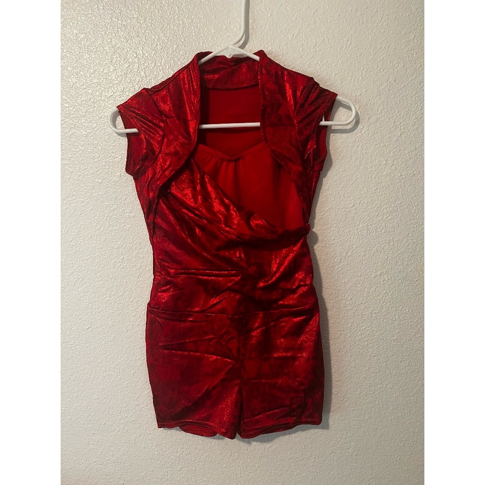 Red child dance costume, could be used for many styles